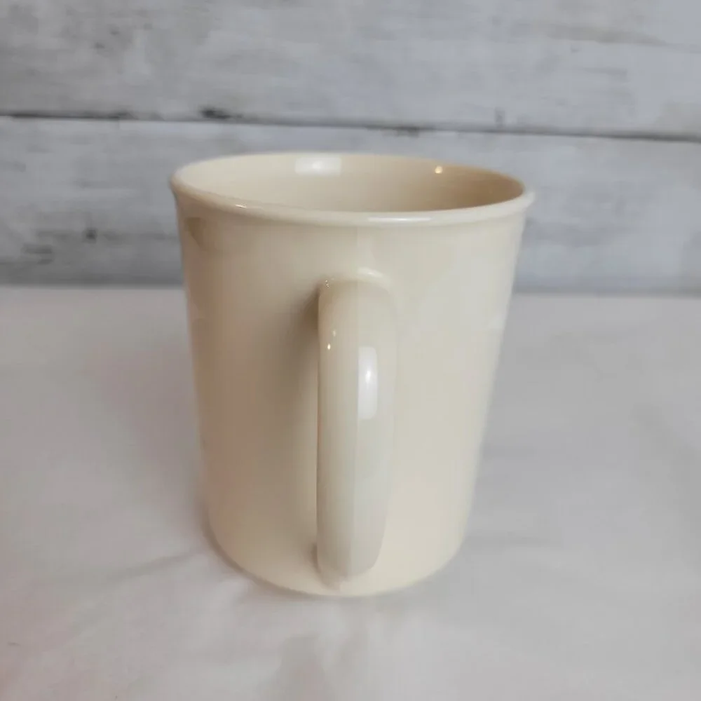 Vintage Corning Romance Mug cream Pattern White calla lily Flower tea Cup USA 38